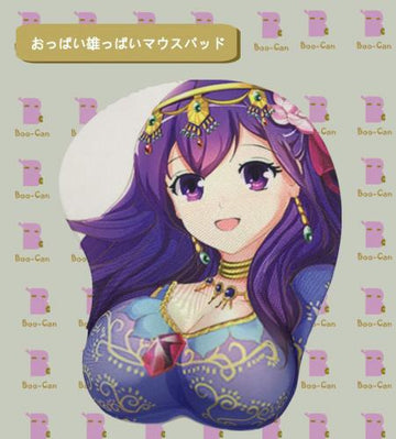 Breasts, man boobs, nipples, sculpted mouse pad