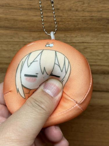 おもちクッションストラップ　丸いクッションストラップ　ダイカットクッションストラップ