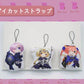 Custom made animeation goods Cushion keychain 