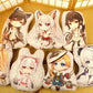 Custom made animeation goods Cushion keychain 