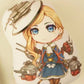 Custom made animeation goods Cushion keychain 
