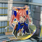 Custom Made Small lot baseless acrylic stand, 8mm thick, highly transparent acrylic material 