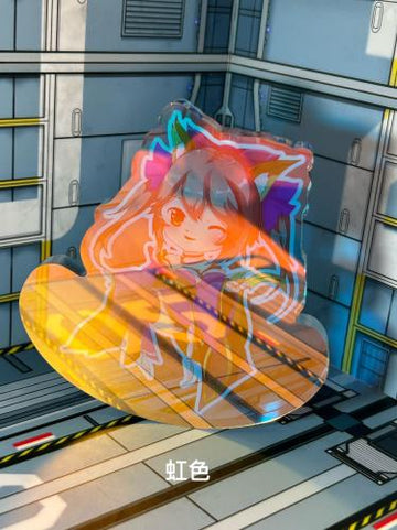 Custom Made Small lot baseless acrylic stand, 8mm thick, highly transparent acrylic material 